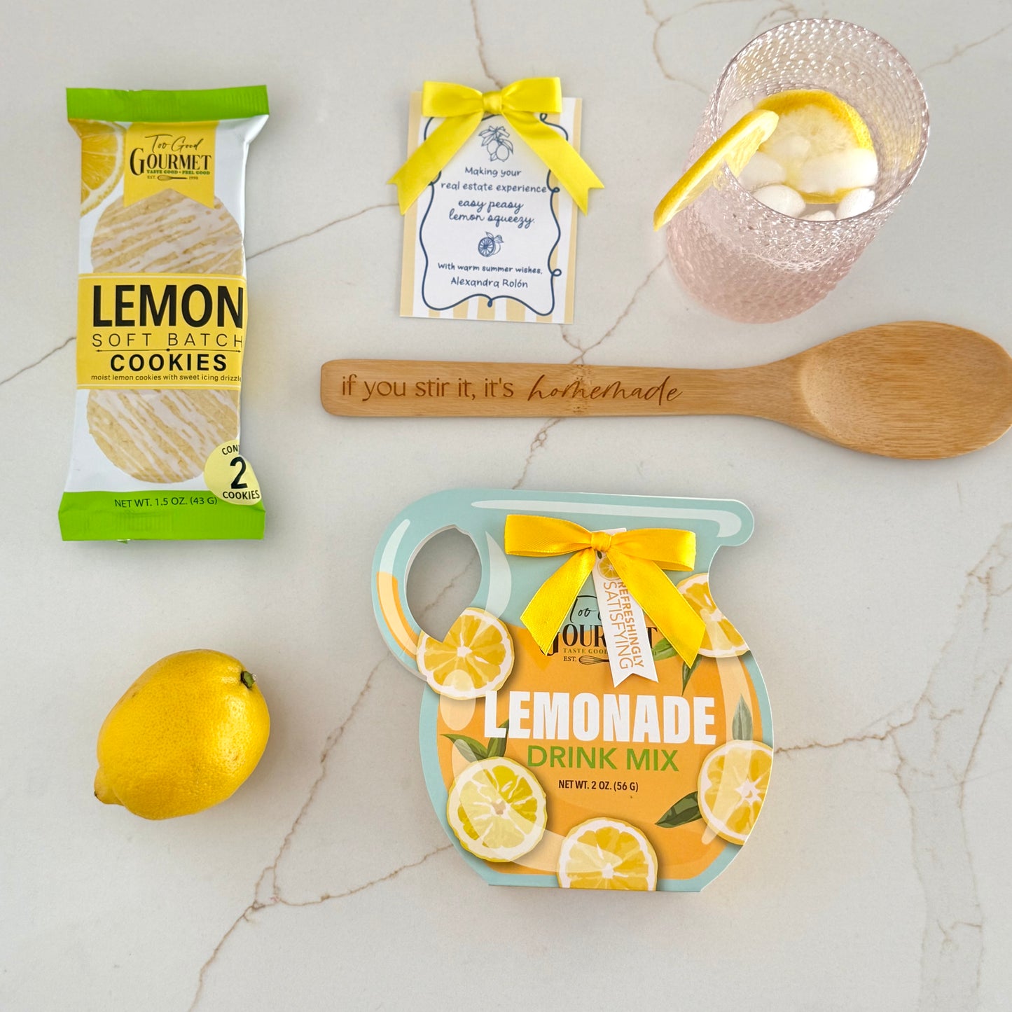 Summer Lemonade Pop-By Gift for Realtors
