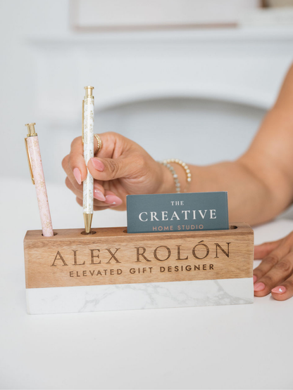 Personalized Desk Name Plate Holder