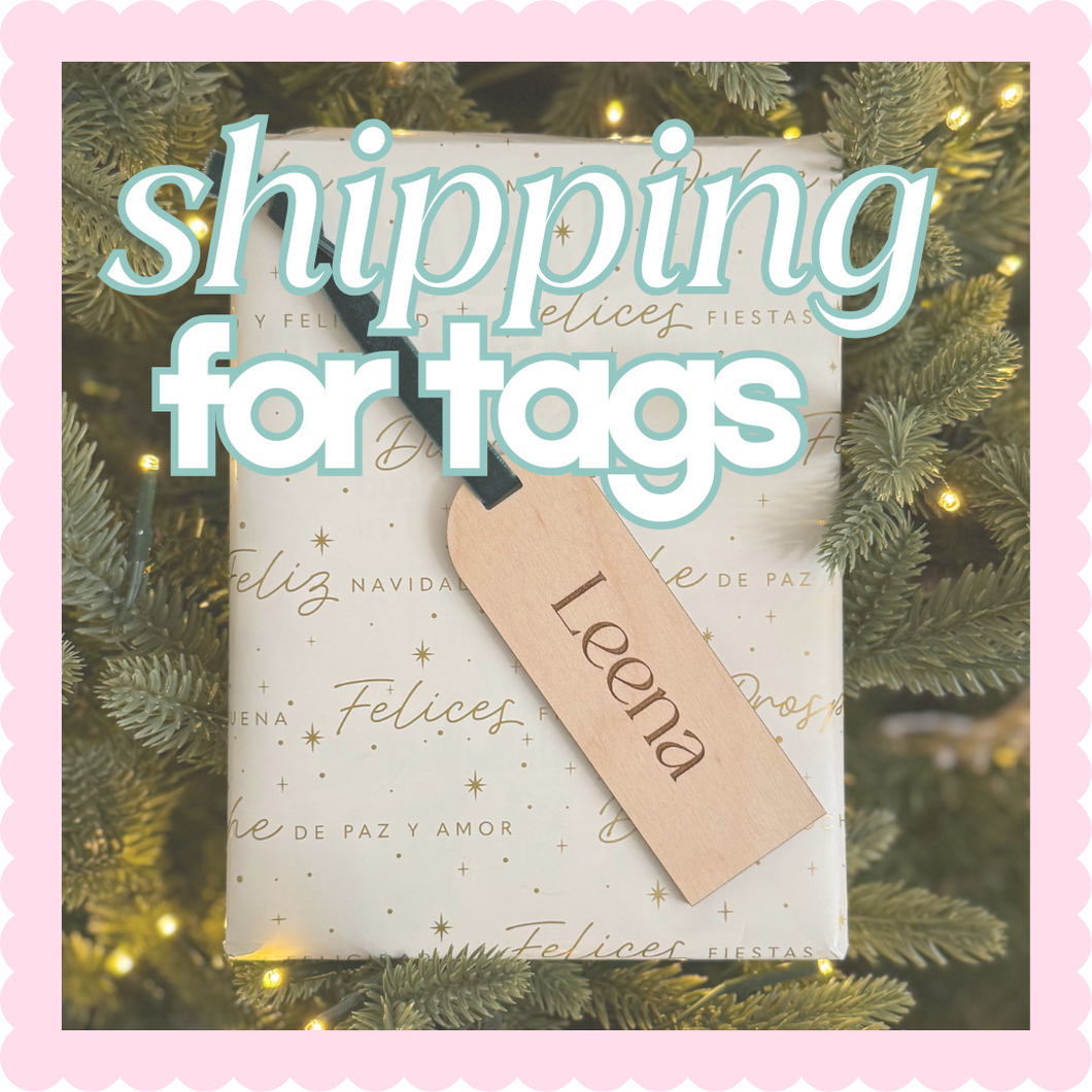 Name Tag Shipping to Client