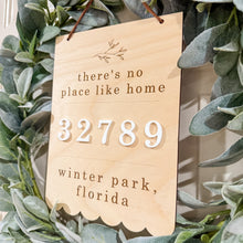 Load image into Gallery viewer, Home City &amp; Zip Code Sign
