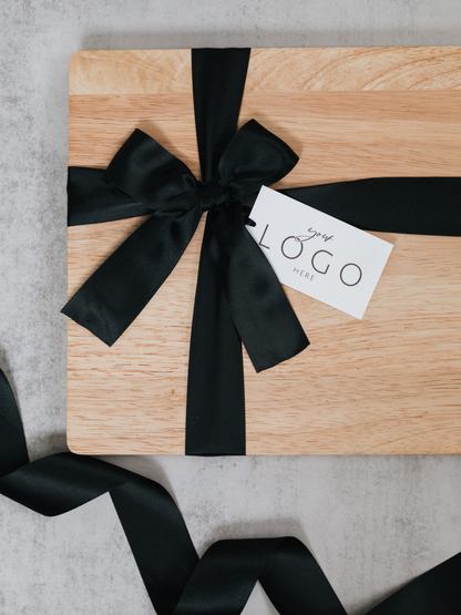 Personalized Closing Gift Cutting Board | Custom Realtor Client Gift | Rubber Wood Board