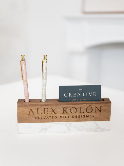 Personalized Desk Name Plate Holder