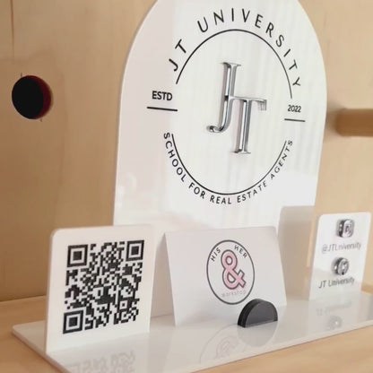Social Media Table Sign