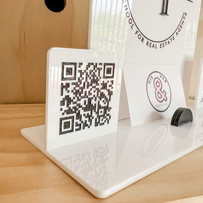Social Media Table Sign