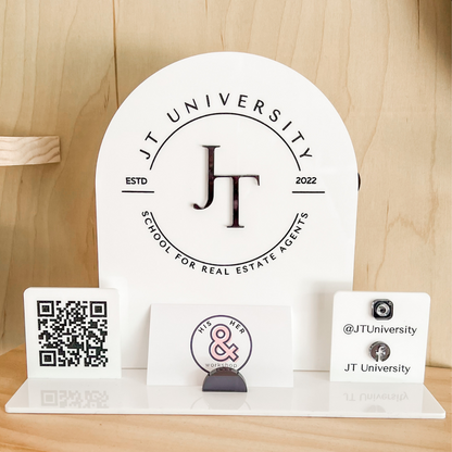 Social Media Table Sign
