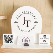 Load image into Gallery viewer, Social Media Table Sign
