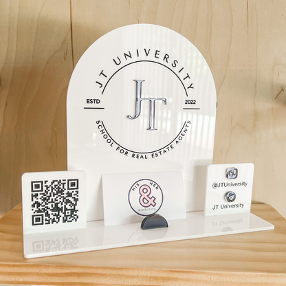 Social Media Table Sign