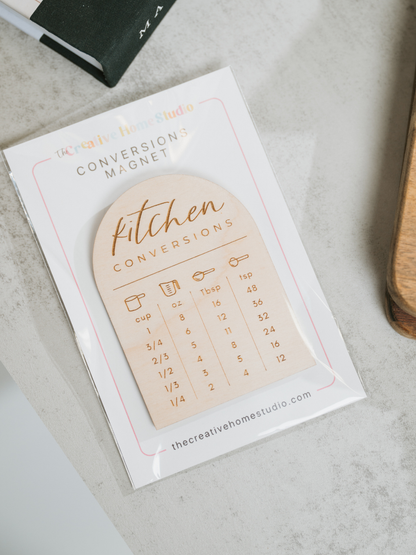 Kitchen Conversions Magnet — Realtor Closing Gift & Client Appreciation Gift