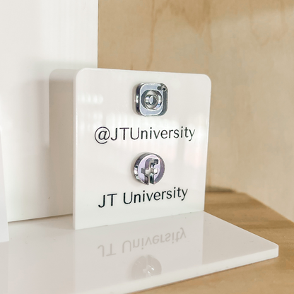 Social Media Table Sign