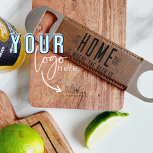 Load image into Gallery viewer, Lime Cutting Board with Beer Bottle Opener for Home Bar
