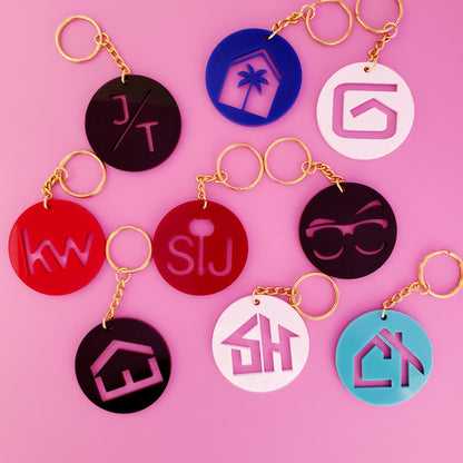 Logo Icon Acrylic Keychain