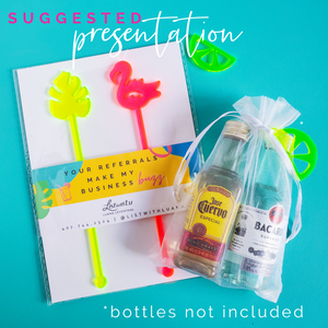 Summer Client Appreciation Pop By Drink Stirrers